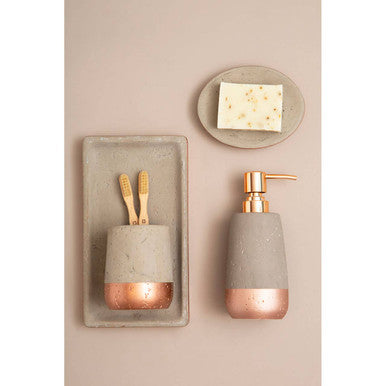 Neptune Concrete Effect Toothbrush Holder