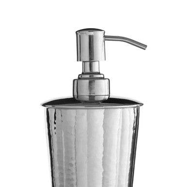 Vaco Hammered Bathroom Nickel Finish Lotion Dispenser