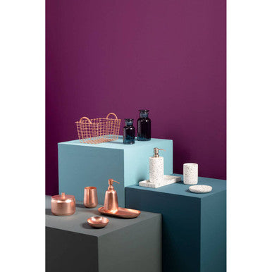Traze Copper Finish Storage Canister