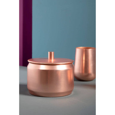 Traze Copper Finish Storage Canister