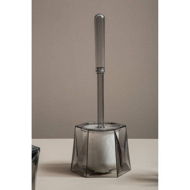 Dow Grey Acrylic Toilet Brush Holder