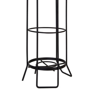 Linnea Black Toilet Roll Holder and Storer