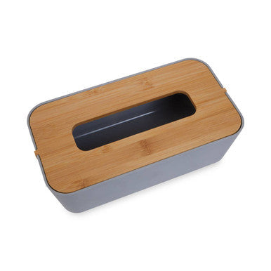 Canyon Grey Bamboo Fibre Rectangular Tissue Box 26 cm