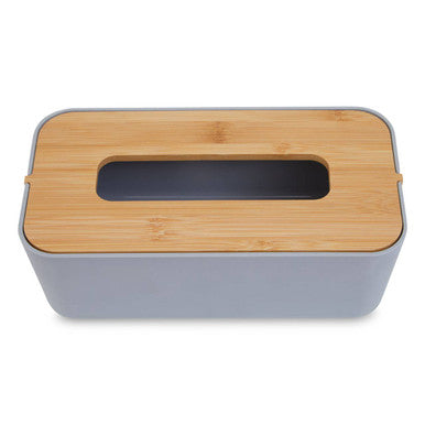 Canyon Grey Bamboo Fibre Rectangular Tissue Box 26 cm