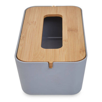 Canyon Grey Bamboo Fibre Rectangular Tissue Box 26 cm