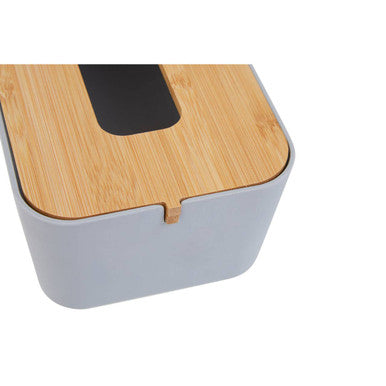 Canyon Grey Bamboo Fibre Rectangular Tissue Box 26 cm