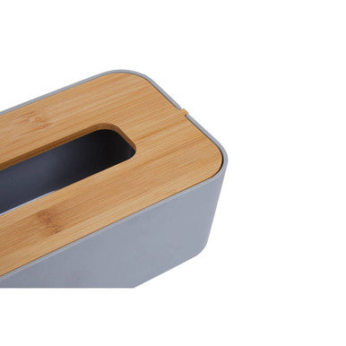 Canyon Grey Bamboo Fibre Rectangular Tissue Box 26 cm