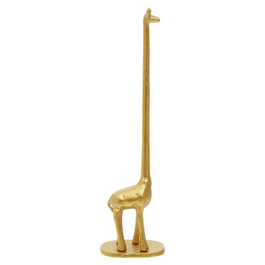 Fauna Gold Finish Giraffe Toilet Roll Holder