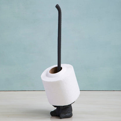 Fauna Grey Finish Elephant Toilet Roll Holder