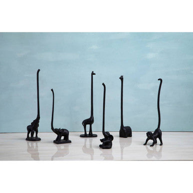 Fauna Black Finish Llama Toilet Roll Holder