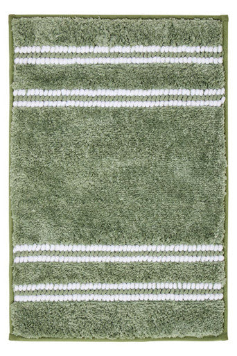 Soak Small Sage Green Bath Mat, 60 x 40 cm