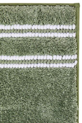 Soak Small Sage Green Bath Mat, 60 x 40 cm