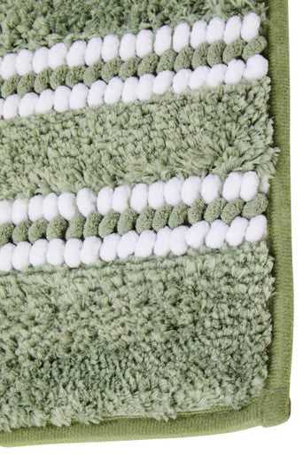 Soak Small Sage Green Bath Mat, 60 x 40 cm