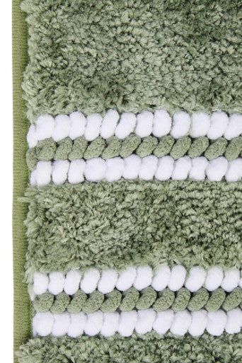 Soak Small Sage Green Bath Mat, 60 x 40 cm