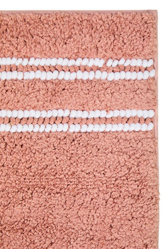Soak Small Dusky Pink Bath Mat, 60 x 40 cm
