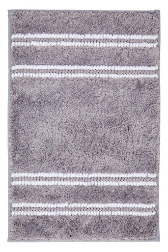 Soak Small Light Grey Bath Mat, 60 x 40 cm