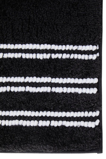Soak Large Charcoal Grey Bath Mat, 80 x 50 cm