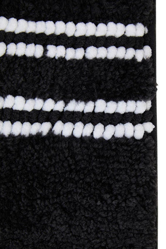 Soak Large Charcoal Grey Bath Mat, 80 x 50 cm