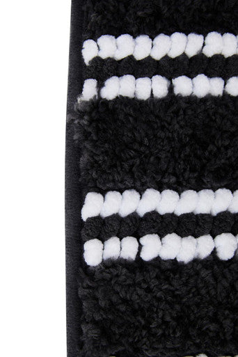 Soak Large Charcoal Grey Bath Mat, 80 x 50 cm