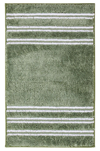 Soak Large Sage Green Bath Mat, 80 x 50 cm