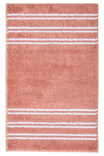 Soak Large Dusky Pink Bath Mat, 80 x 50 cm