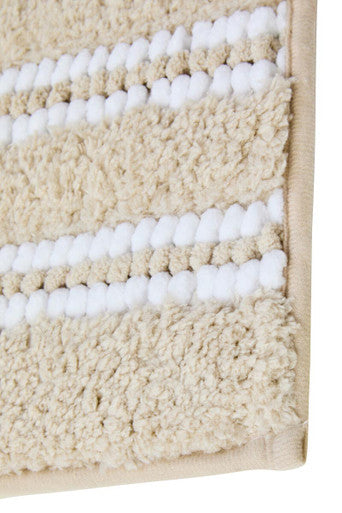Soak Large Light Beige Bath Mat, 80 x 50 cm