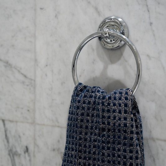 Smedbo Villa Towel Ring Polished Chrome K244