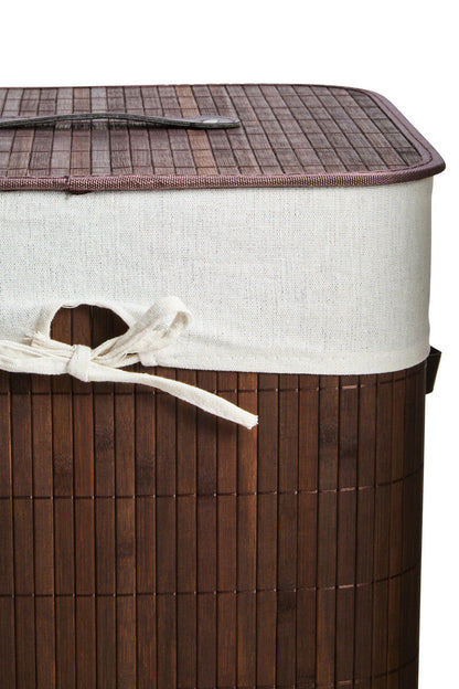 Brown Bamboo Laundry Hamper – Kankyo
