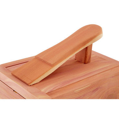 The Dandy Sparrow Cedar Wood Shoe Shine Box