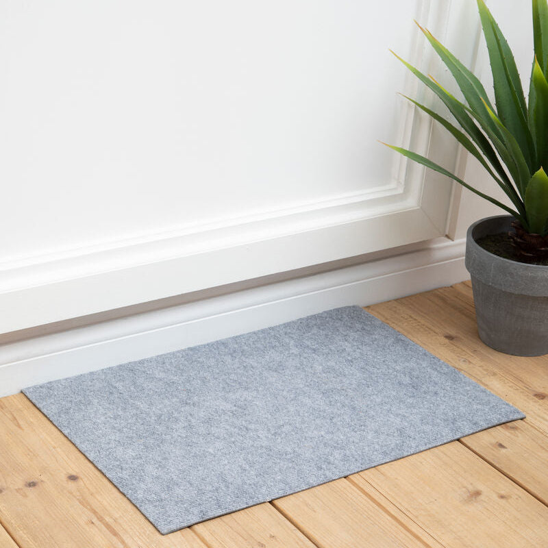 Filta Light Grey Textured Doormat 60 x 40 cm