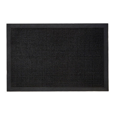 Filta Black Rubber Doormat 60 x 40 cm