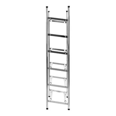 Tavia Extendable Silver Metal Shoe Rack