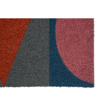 Coir Mediterranean Multicoloured Doormat 60 x 40 cm