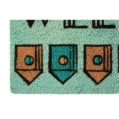 Filta Welcome Home Light Green Doormat 60 x 40 cm