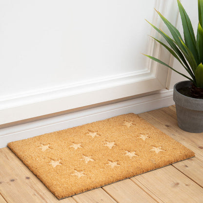 Filta Star Embossed Coir Doormat 60 x 40 cm