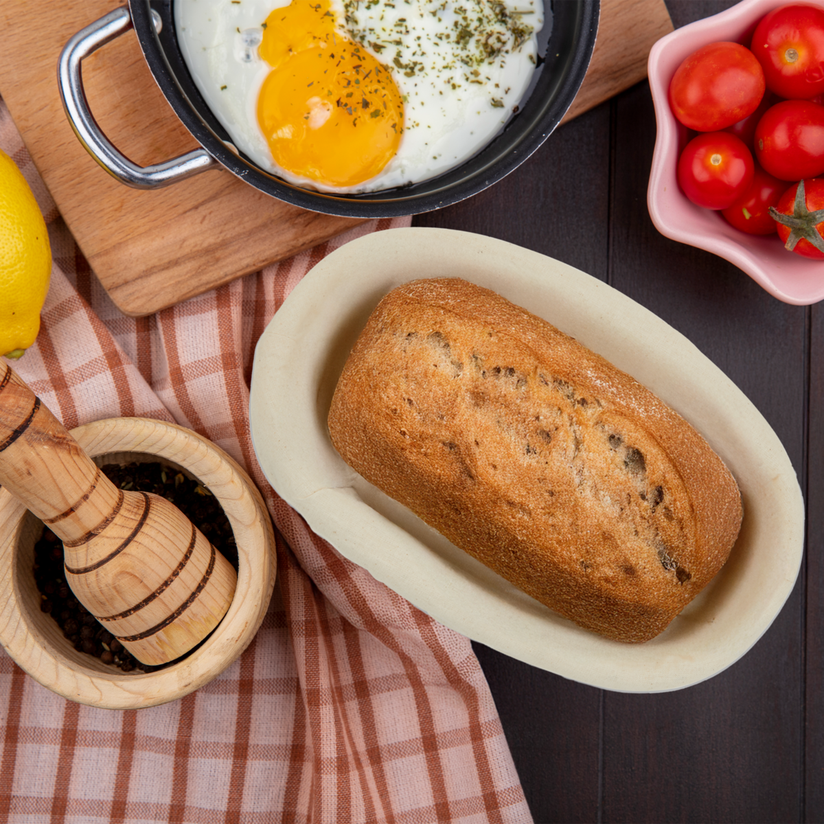Smith Rattan Oblong Bread Proofing Basket