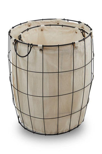 Harga Set Of Two Matte Black Laundry Baskets