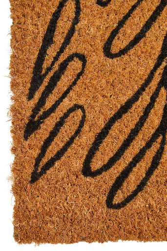 Filta Leaves Rectangular Coir Doormat 75 x 25 cm