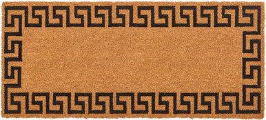 Filta Greek Key Extra Large Coir Doormat 125 x 55 cm