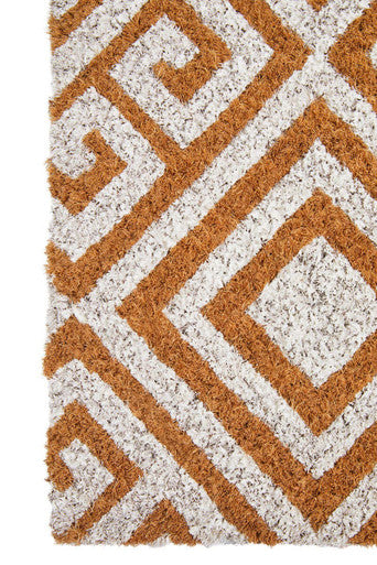 Filta Geometric Coir Doormat 60 x 40 cm