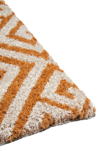 Filta Geometric Coir Doormat 60 x 40 cm