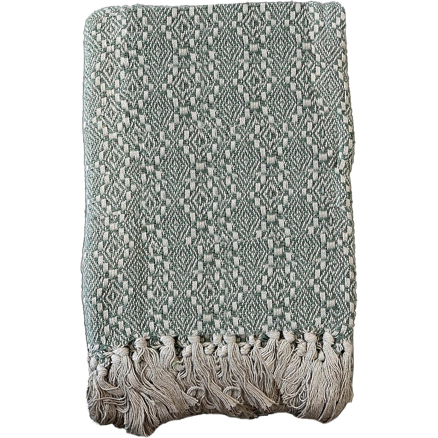 Marrakesh Eco-Friendly Super Soft Cotton Throws Lightweight Sustainable Recycled Cotton for Sofa Bed Chair Calming Colours By OLIVIA ROCCO