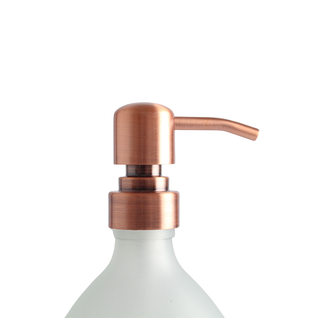 Namie Gold Wall Bracket & Frosted White Glass Dispenser Set