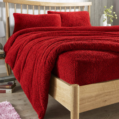 Olivia Rocco Teddy Fleece Extra Deep Fitted Sheet