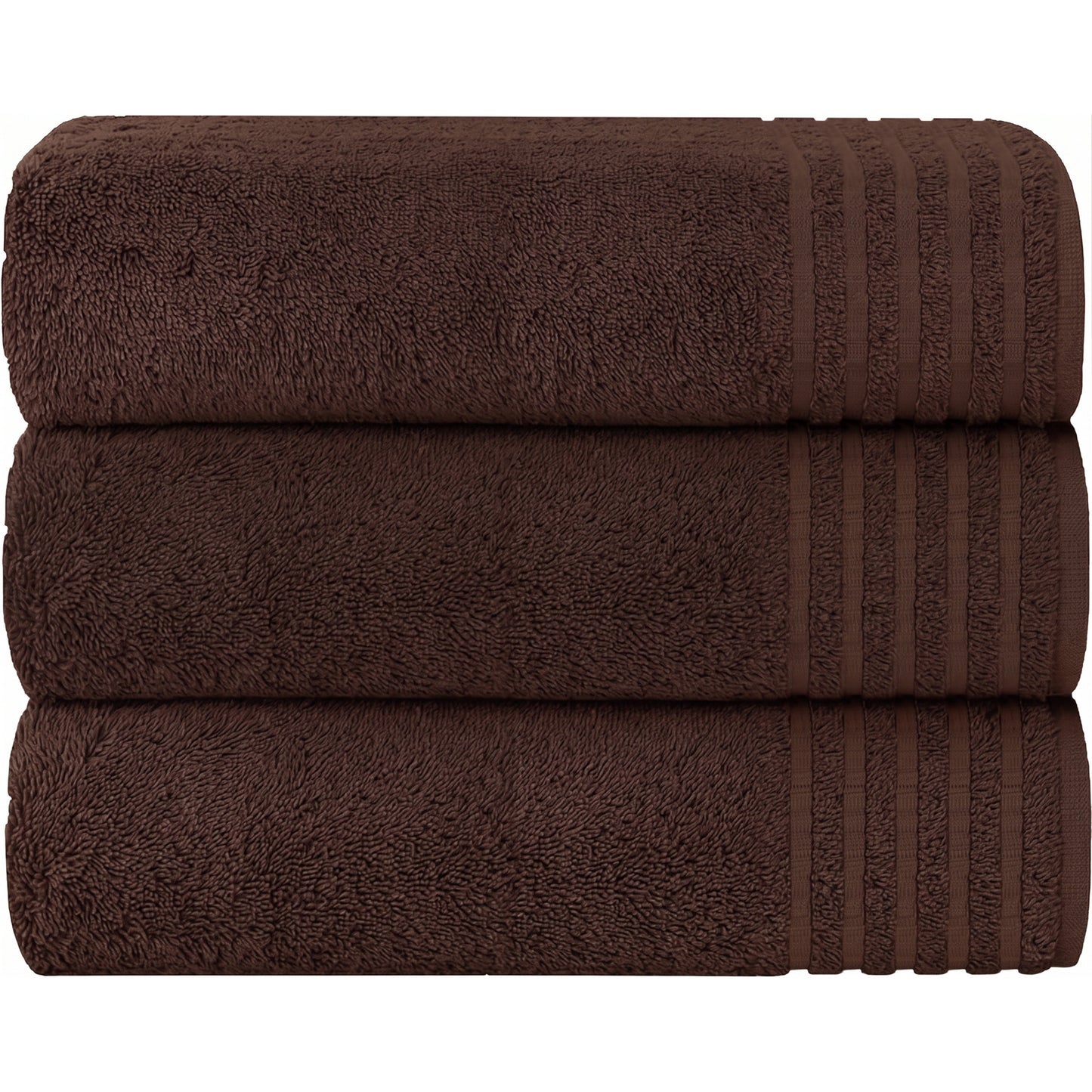 Olivia Rocco Monaco 500GSM Cotton Bath Sheets 3 Pack