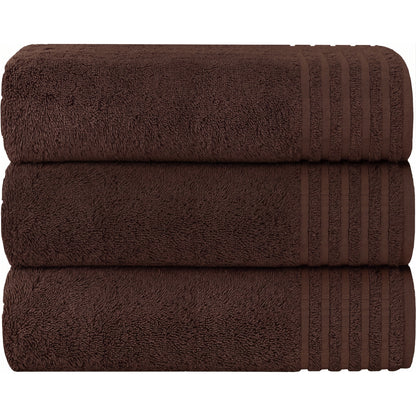 Olivia Rocco Monaco 500GSM Cotton Bath Sheets 3 Pack