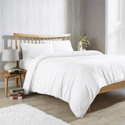 Olivia Rocco Teddy Fleece Duvet Cover Set with Pillowcases