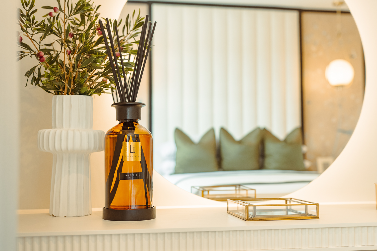 Lifestyle Home Collection Amber Fie XXL Reed Diffuser 2500ml