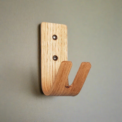 Oak Key Hooks | Wall Mounted Key Holder | Heavy Duty 7kg | Monaco Collection