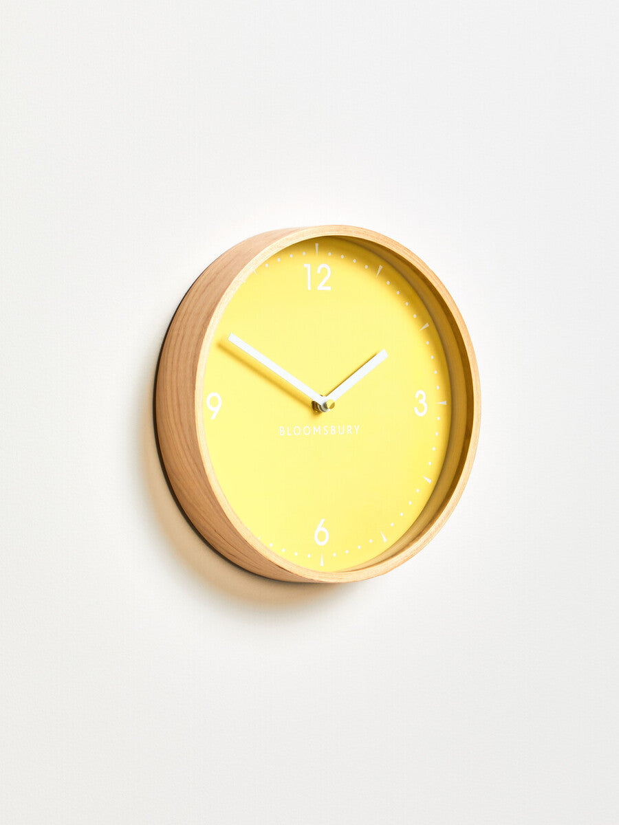 Vitus Small Yellow Wall Clock